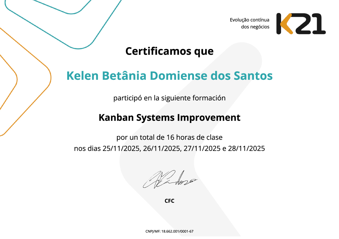 Certificado K21
